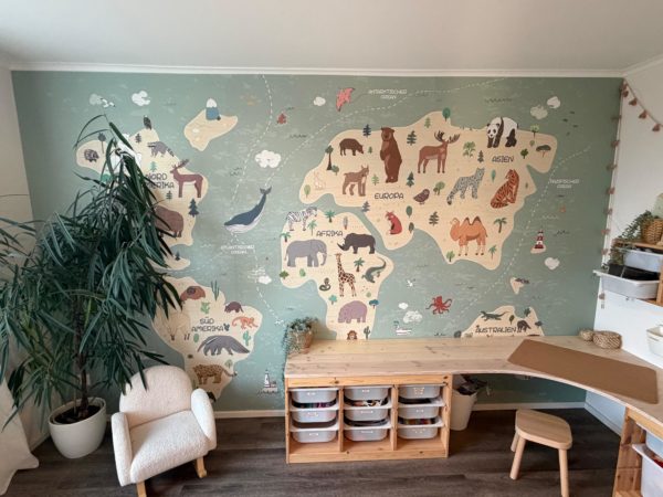 Tiertapete Mädchenzimmer